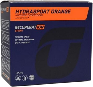Esteve Recuperat-Ion Hydrasport naturalny suplement o smaku pomarańczowym 12 saszetek (8437002623708)