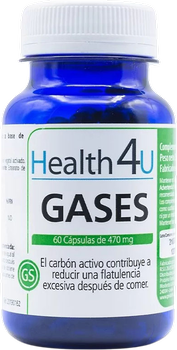 Натуральна добавка H4u Gases 470 мг 60 капсул (8436556086199)