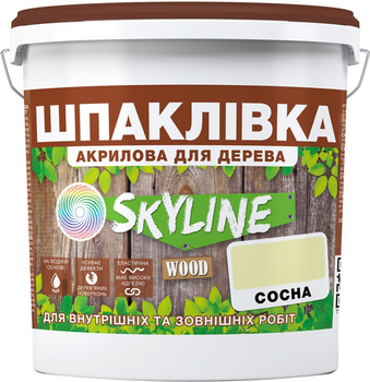 Шпаклівка для Дерева готова до застосування акрилова SkyLine Wood Сосна 14 кг (42472182_rozetka)