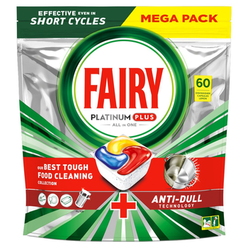 Kapsułki do zmywarki Fairy Platinum Plus Cytryna 60 szt (8001090952158)