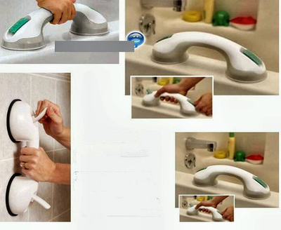 Ручка поручень Helping Handle на вакуумных присосках для ванной арт 36320
