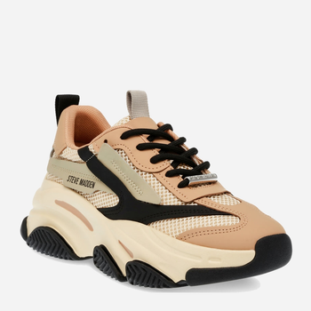 Sneakersy damskie na wysokiej platformie do kostki Steve Madden SM19000033-338 40 25.4 cm Khaki/Czarny (8720857248722)