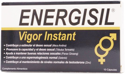 ENERGISIL VIGOR INSTANT 10 CAPSULAS