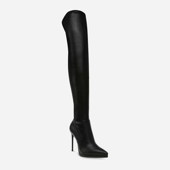 Жіночі ботфорти Steve Madden Keandra Boot SM11002678-001 36 22.2 см Чорні (8720857154832)