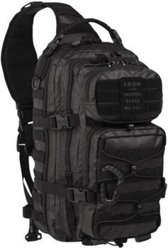 Рюкзак однолямковий Sturm Mil-Tec Tactical Black One Strap Assault Pack Large [019] Black (14059288) (2000980449576)