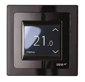 Програмований Терморегулятор DeviReg Touch Black