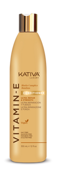 Бальзам для волосся Kativa Vitamin E Biotin Complex & Bamboo Conditioner 550 мл (7750075061491)