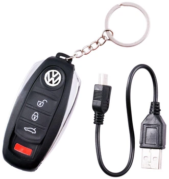 Электрическая зажигалка VW Брелок, USB, Подарочная упаковка