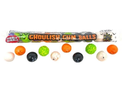 Конфеты на Хелоуин Halloween Dubble Bubble Ghoulish Gum Balls 61г