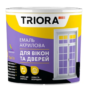 Эмаль акриловая для окон и дверей "TRIORA" 0,4л