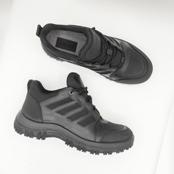 Тактичні черевики Footprints чорна шкіра 41(26,5)