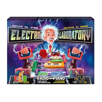 Електронний конструктор Danko Toys ELab-01-03 E Radio+Piano (ELab-01-03-RT)