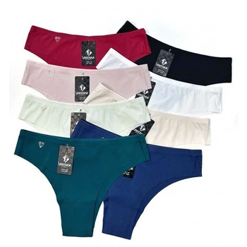 Женские трусики американки XL однотонные 13752 - 8 шт