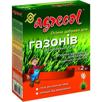 Удобрение Agrecol для газона осеннее 1.2кг