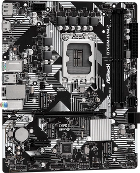 Płyta główna ASRock B760M-H/M.2 (s1700, Intel B760, PCI-Ex16)