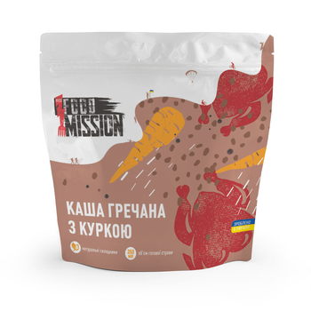 Сушені продукти Food Mission Каша гречана з курячим філе