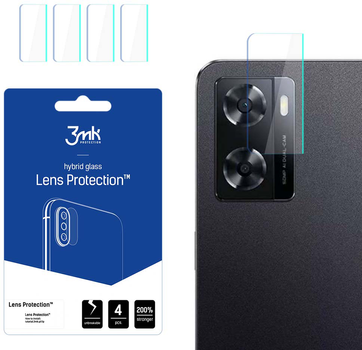 Zestaw szkieł hartowanych 3MK Lens Protection na aparat OnePlus Nord N20 SE 4 szt (5903108490863)