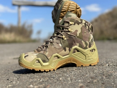 Тактичні армійські берці AK військові демісезонні берці Tactic чоловічі черевики Waterproof мультикам 43 розмір (Berc-AK-multicam-43)