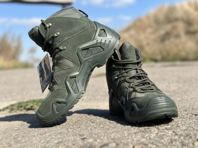 Тактичні армійські берці AK військові демісезонні берці Tactic чоловічі черевики Waterproof олива 43 розмір (Berc-AK-coyote-43)