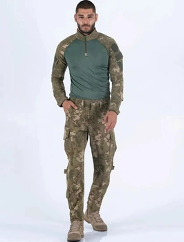 Тактичний чоловічий літній костюм сорочка та штани Камуфляж L (40893) Kali