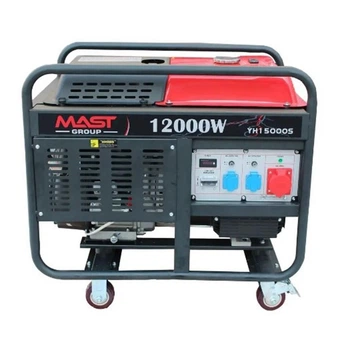 Бензиновий генератор MAST GROUP YH15000S червоний 13 кВт трифазний