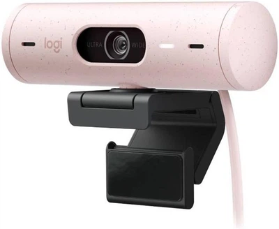 Веб-камера Logitech Brio 500 (960-001421) Rose Full HD + шторка