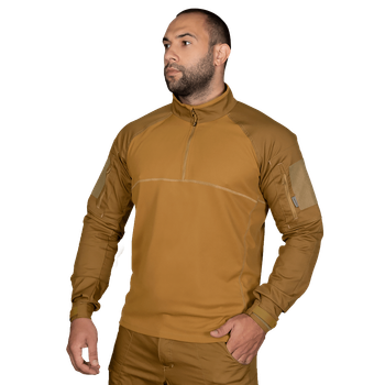 Рубашка боевая тактическая полевая износостойкая рубашка для силовых структур 7180(S) койот (OPT-30181)