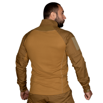 Рубашка боевая тактическая полевая износостойкая рубашка для силовых структур 7196(XL) койот (OPT-30181)