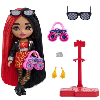 Кукла Barbie Extra Mini леди-рокстар (HKP88)