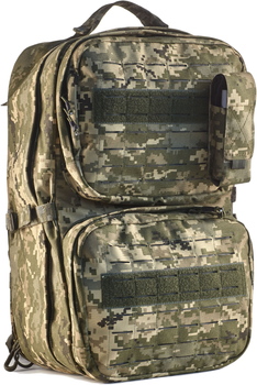 Рюкзак парамедика, сапера, спасателя HELIOS VIVUS с набором вкладышей кордура камуфляж пиксель 40 л (3025 М14)