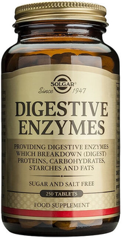 Suplement diety Solgar Digestive Enzymes 250 tabletek (0033984010017)