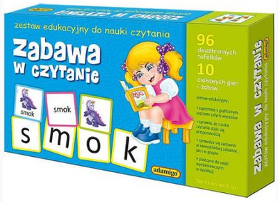 Puzzle Układanka Edukacyjna Adamigo Litery Sylaby Wyrazy (5902410006076)