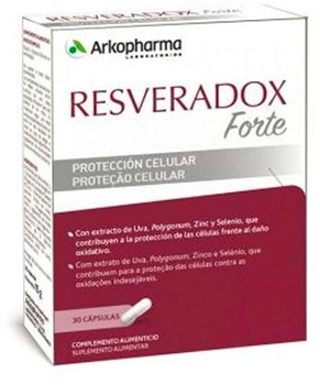 Suplement diety Arkopharma Arkoadvance Resveradox Forte 50 mg 30 kapsułek (8428148454028)
