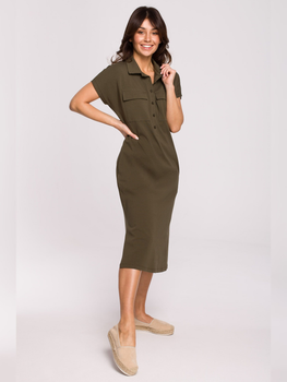 Плаття BeWear B222 1130316 2XL Khaki (5903887655262)