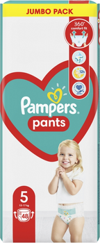 Підгузки-трусики Pampers Pants Розмір 5 (12-17 кг) 48 шт (8006540069325)