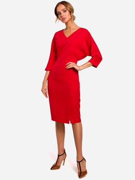 Sukienka ołówkowa damska Made Of Emotion M464 M Czerwona (5903068456060)