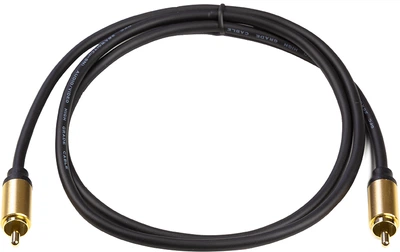 Кабель коаксиальный PowerPlant 26AWG 1 м Черный (CA911752)