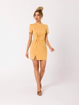 Sukienka ołówkowa damska Made Of Emotion M731 XL Żółta (5903887696401)