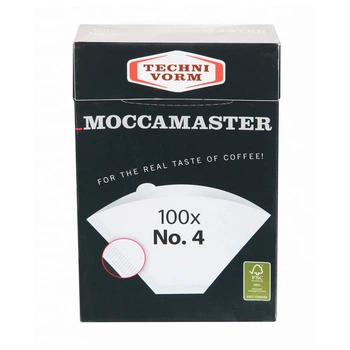 Фильтры бумажные для 04 Moccamaster (моккамастер) Clever Dripper, Wilfa, Bravilor Junior білі 100 шт