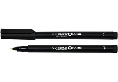 Маркер перманентний (спиртовий) для CD OPTIMA 0,4 мм, чорний (O16108-01)