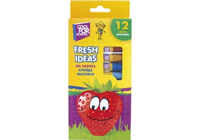 Крейда масляна Fresh Ideas, 12 кольорів (CF60708)