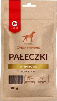 Przysmaki do żucia dla psów Maced Paluszki wieprzowe 100 g (5907489323963)