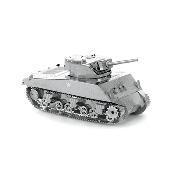 Металлический 3D-пазлТанк Sherman