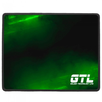 Коврик GTL Gaming S Black-Green(1) 250x210х2 мм