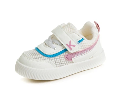 Кроссовки Fashion C3118 біло-пудрові (21-25) Белый 21