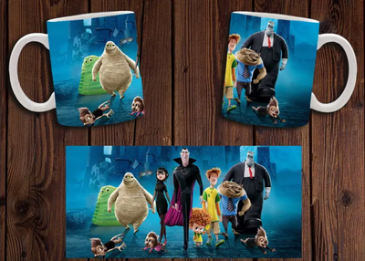 Чашка белая керамическая "Монстры на каникулах" Hotel Transylvania ABC