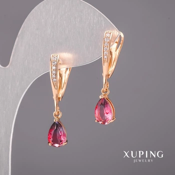 Сережки Xuping хамелеони 6х30мм Позолота 18К, ida55227