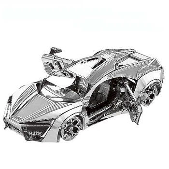 3D металевий пазл і сувенір Super Sports Car