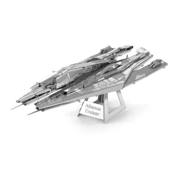 3D металевий пазл і сувенір Mass Effect Alliance Cruiser