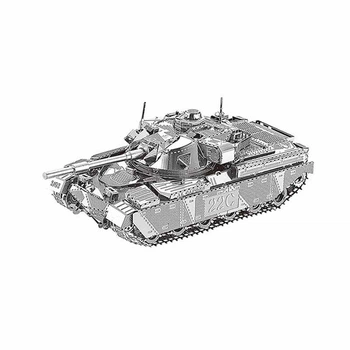 3D металевий пазл та сувенір Танк Chieftain MK50